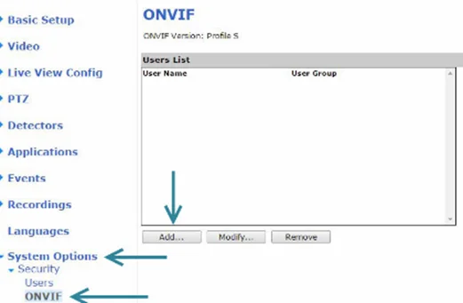 Enabling ONVIF On AXIS Cameras