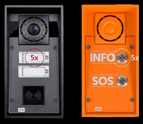 2N IP intercoms Setup Guide 31 2n ip force safety pressing 5x the dial button