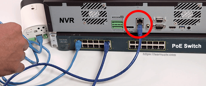 How to wire IP cameras using PoE Switch and NVR How to wire IP cameras using PoE Switch and NVR