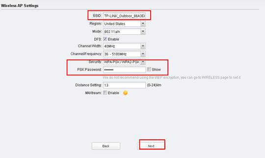 How to Configure Pharos Device 4 How,to,Configure,the,Access,Point,Mode,on,the,CPE510image006
