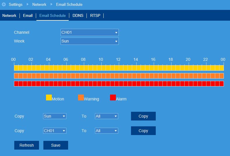 FLIR Client 12 Software setup guide 61 Email Schedule