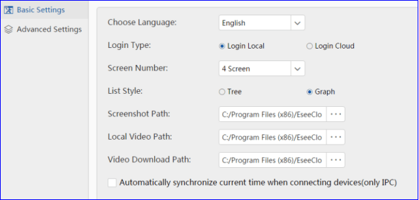 Basic Settings