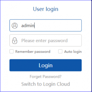 Login account