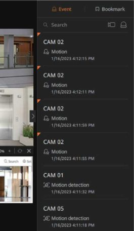 Wisenet Viewer User Manual 15 Picture 14 265w456h 1