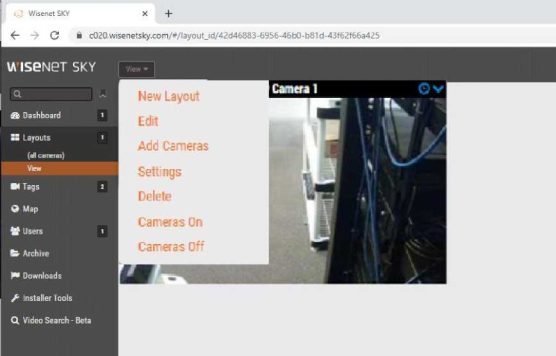 Wisenet SKY Cloud VMS User Manual 14 Picture 14 556w356h