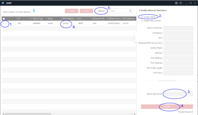 Annke Vision Setup and User Guide 65 HK_SADP_DHCP_enable.png