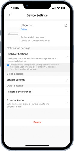 LOREX PRO APP USE GUIDE 38 Lorex Pro App - Privacy & Security