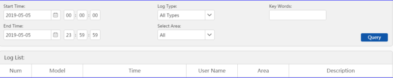 Log query