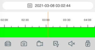 How to Use Camius View app 6 App playback bar