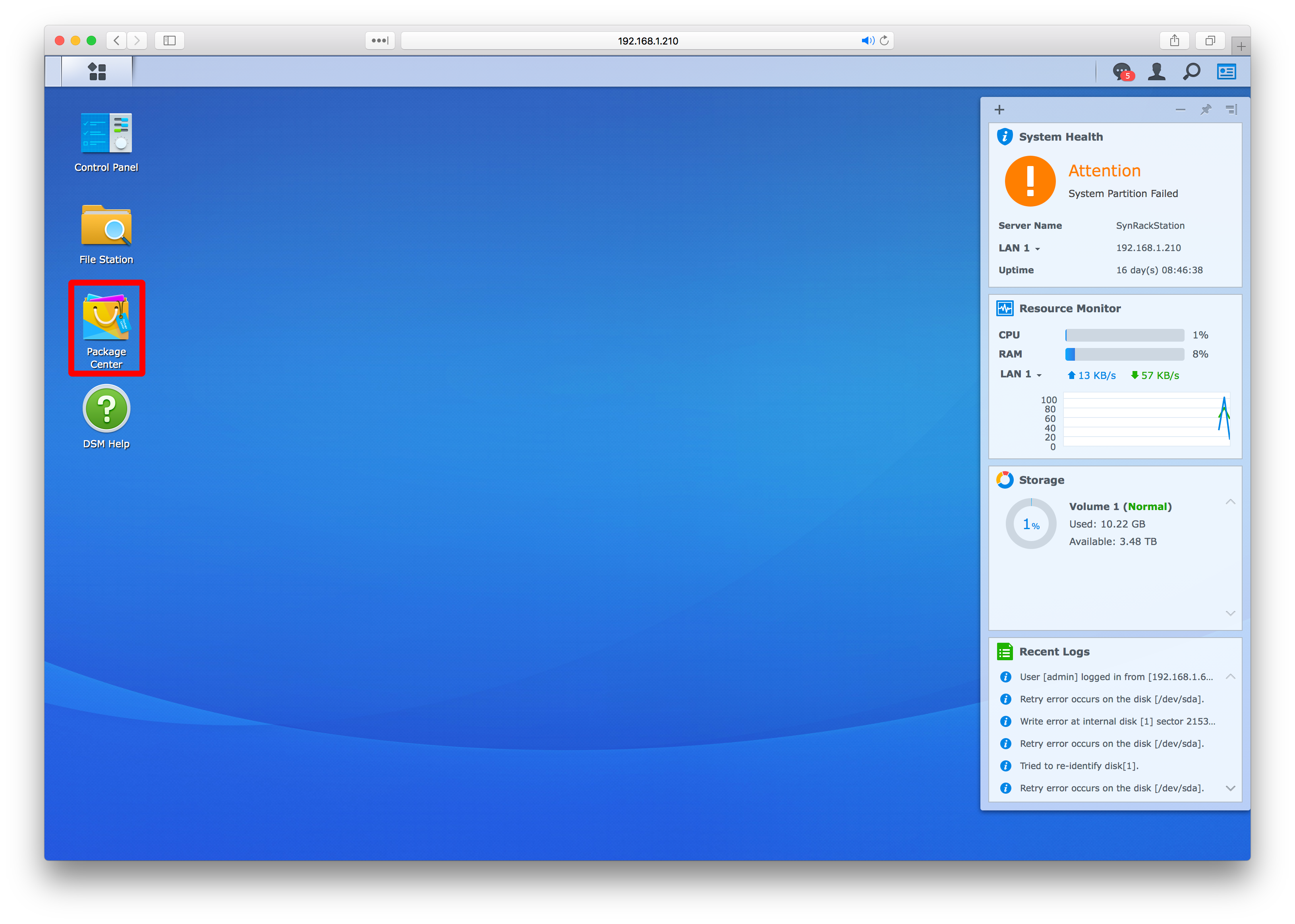 How To Install Synology Surveillance Station 3 package center.png