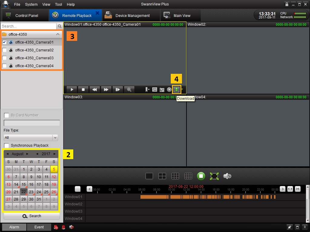 SwannView Plus app download and access 13 https://www.dropbox.com/s/mrenqsbib80f68b/SVPPC_RemotePlayback_choosedatethencamera.jpg?dl=1
