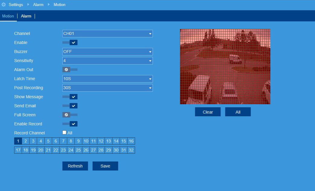 FLIR Client 12 Software setup guide 16 Motion Tab