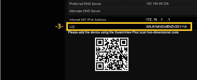 SwannView Plus app download and access 4 https://www.dropbox.com/s/x43k1ypzuoc81nk/Menu_Configuration_Network_General_UID.jpg?dl=1