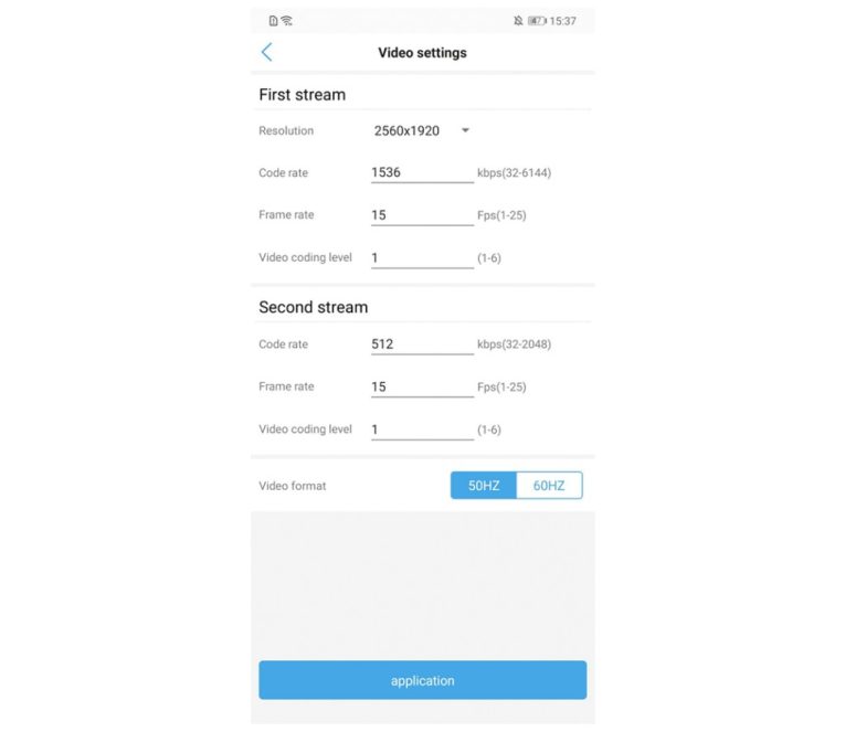CamhiPro user manual 24 Video settings