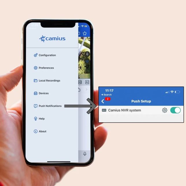 How to Use Camius View app 13 Enable push notifications on the app Camius View app