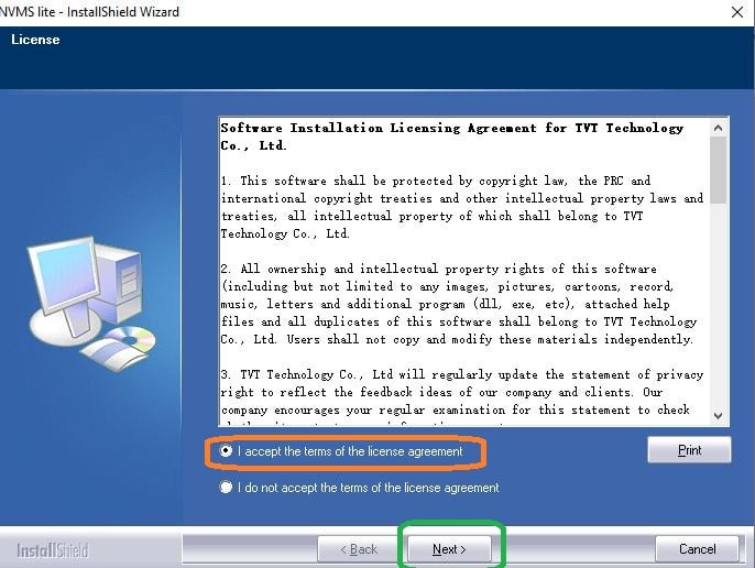 Software terms and conditions