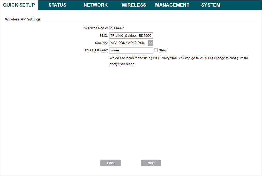 How to Configure Pharos Device 48 https://www.tp-link.com/us/configuration-guides/quick_start_guide_cpe_and_wbs_/quick_start_guide_cpe_and_wbs_-web-resources/image/configure_bridge2.png