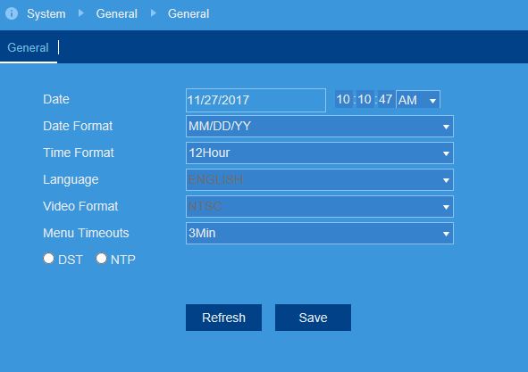 FLIR Client 12 Software setup guide 35 General Tab