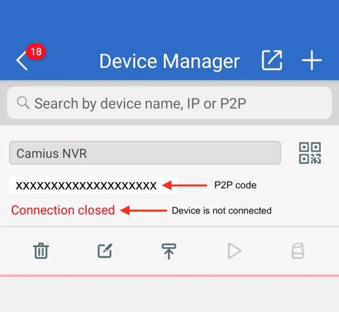How to Use Camius View app 16 Camius View connection closed