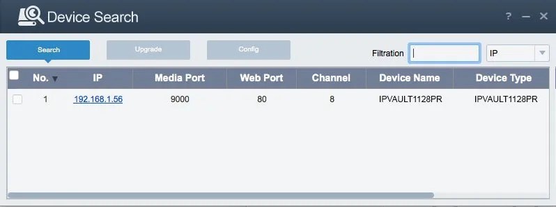 How to Use Camius View app 18 IPVAULT1128PR CONFIG TOOL 1