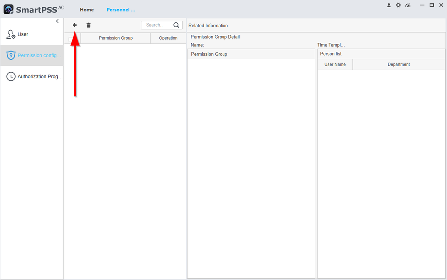Dahua SmartPSS AC Complete User Guide 43 How to Create a Permission Group on SmartPSS-AC-3.png