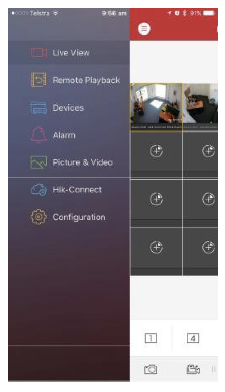 How to set up a Hikvision CCTV system 9 Hikvision_App_Menu_List.png