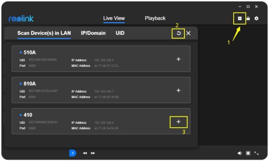 Reolink Client setup and user guide 10 Picture 9 534w320h
