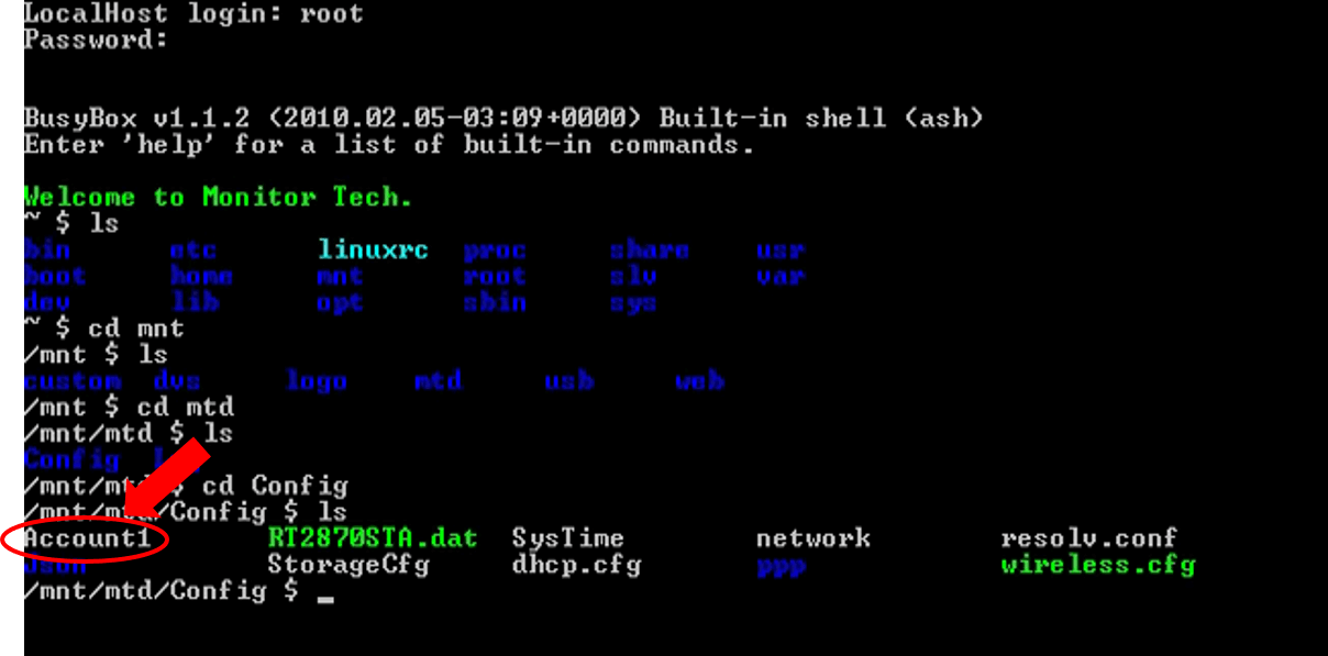 Telnet DVR 05 Telnet DVR 05