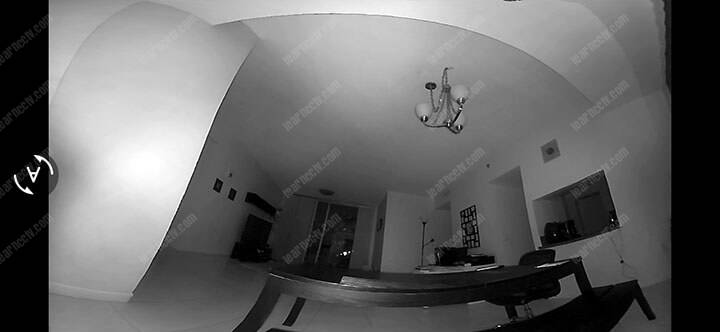 Zosi 360º Panoramic camera night view Zosi 360º Panoramic camera night view
