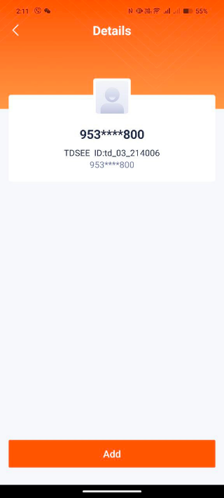 A screen shot of a phone Description automatically generated