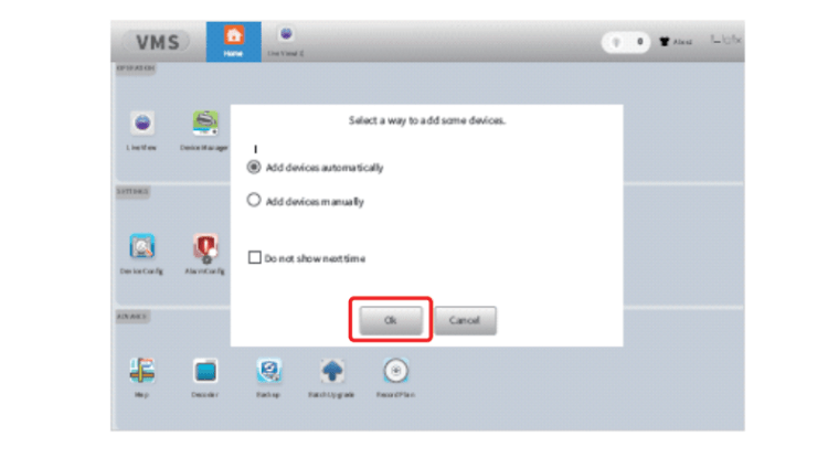 add the dvr system to the client