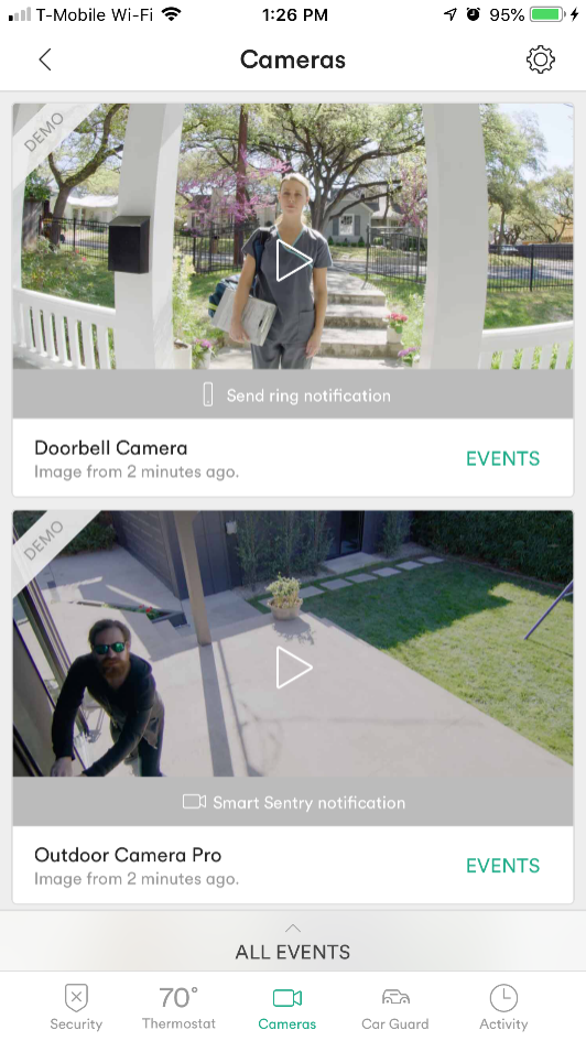 Vivint Smart Home App The Complete Guide 6 demo app live cameras 945h