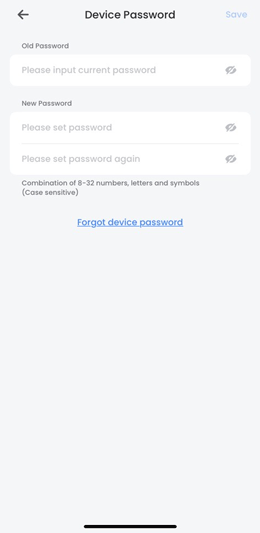 Lorex Devices Password Reset Detailed Guide 8 device password screen in lorex app 1