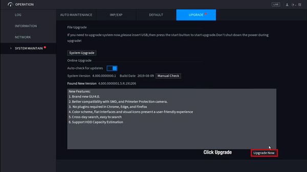 Latest Dahua firmware 2024 113 firmware update via cloud systemui new 5