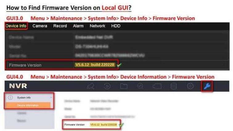 Hikvision How to & FAQ 10 how to find device firmware version1 756w425h