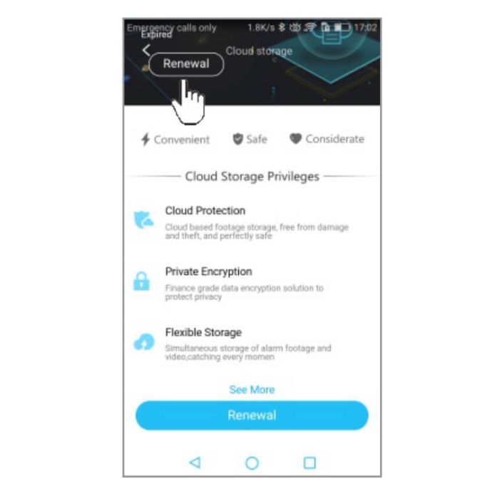 how to renew the cloud service 680w685h