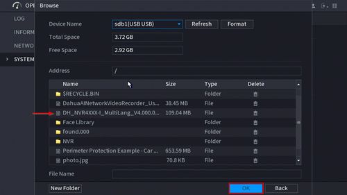 Latest Dahua firmware 2024 60 how to update firmware via usb newui 4