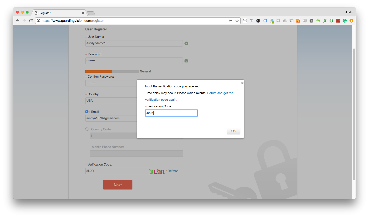 How to setup The Guarding Vision 18 https://www.arcdyn.com/media/wysiwyg/App-Setup-Pictures/create-gv-account-web/6.png