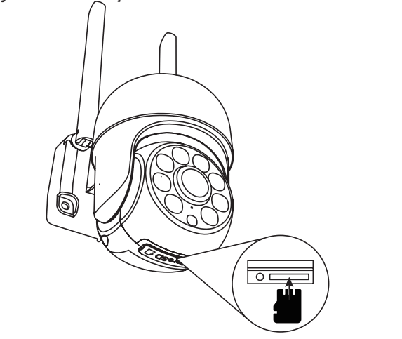  Insert Micro SD Card (not included)