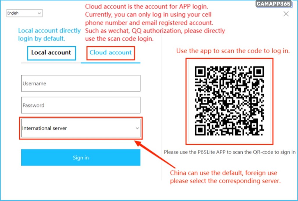 P6SLite EasyVMS Installation Guide 10 Install and login to P6SLite For Pc