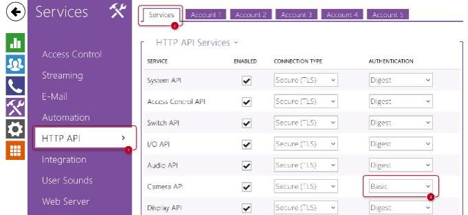 2N IP intercoms Setup Guide 50 ip intercom http api services camera api basic authentication 680w