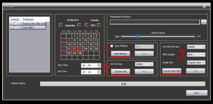 LILIN Navigator Software Full Guide 41 nav backup highligh 333h