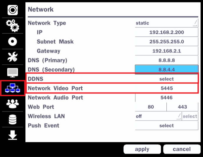 Speco Blue VMS Full Guide 70 networksettingsddns png 2 pngwidth688height532namenetworksettingsddns png 2 532h