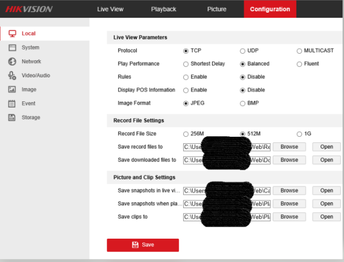 Hikvision Devices Browser Configuration