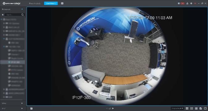 OPTIVIEW VMS Download and guide 11 optiview vmx fisheye 673w
