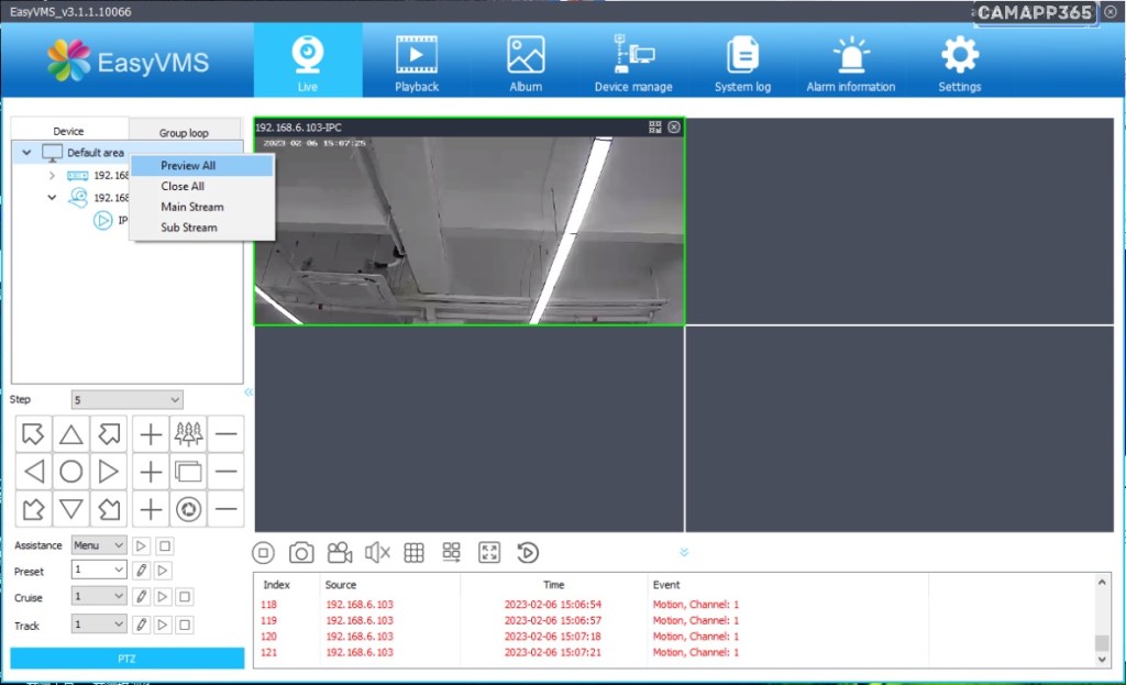 P6SLite EasyVMS Installation Guide 18 P6SLite Camera addition, removal, and upgrade