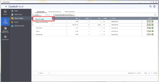 How To Setup A Hikvision Camera With Camcloud 10 qnap shared folder 643w334h
