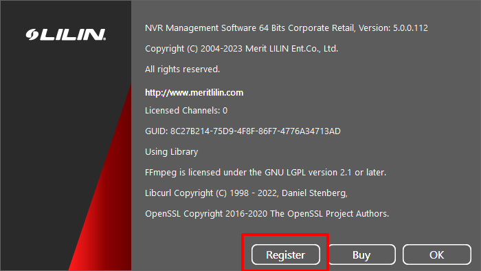 LILIN Navigator Software Full Guide 14 register