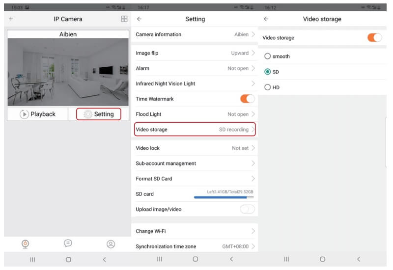 Set Recording Video Quality