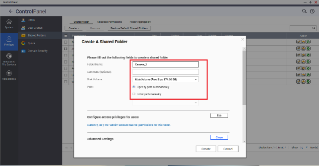 How To Setup A Hikvision Camera With Camcloud 11 shared folder name qnap 643w